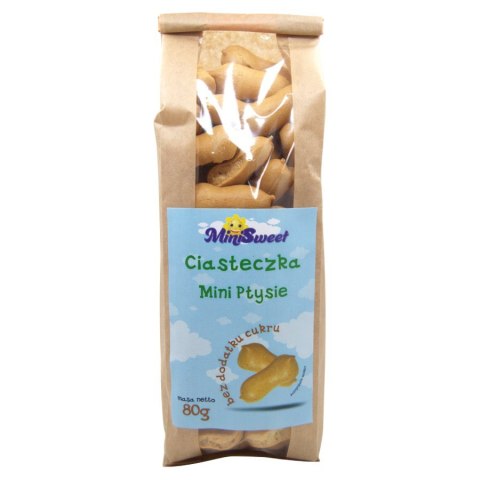 Ciasteczka Mini Sweet Mini Ptysie bez dodatku cukru, 80g