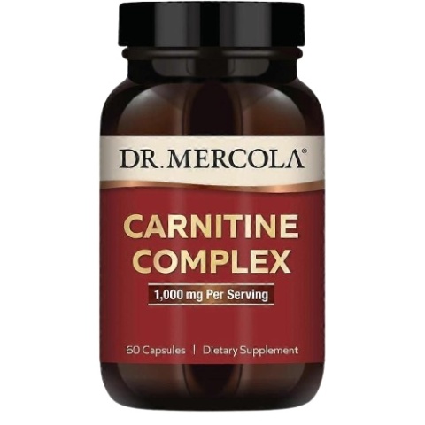 DR. MERCOLA Carnite Complex - Kompleks karnityny (60 kaps.)