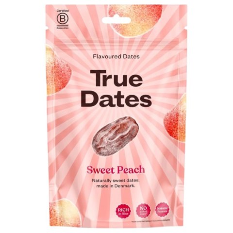Daktyle bez pestek o smaku brzoskwini True Dates, 100g