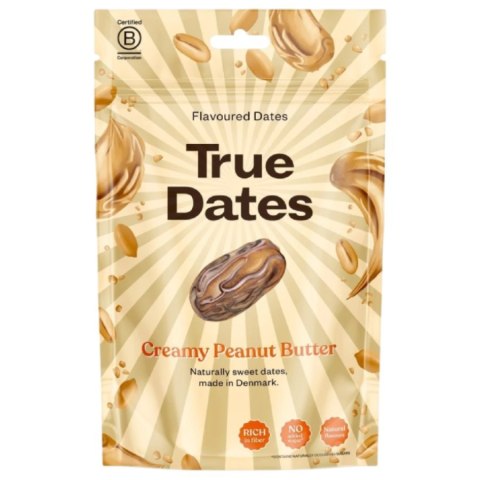 Daktyle bez pestek z masłem orzechowym True Dates, 100g