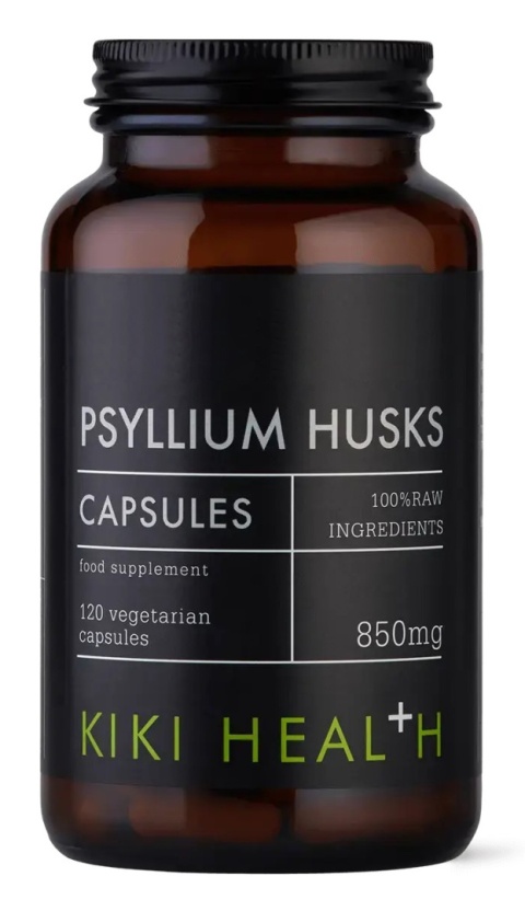 KIKI HEALTH Psyllium Husks 850 mg - Babka jajowata (120 kaps.)