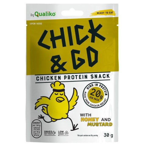 Suszony kurczak o smaku miodowo musztardowym CHICK&GO, 30g