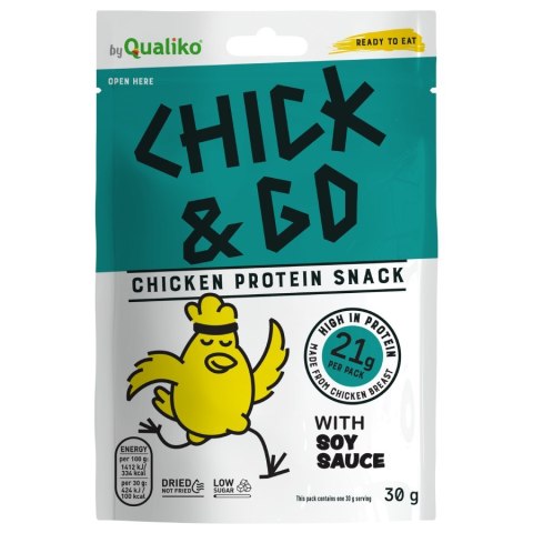 Suszony kurczak z sosem sojowym CHICK&GO, 30g
