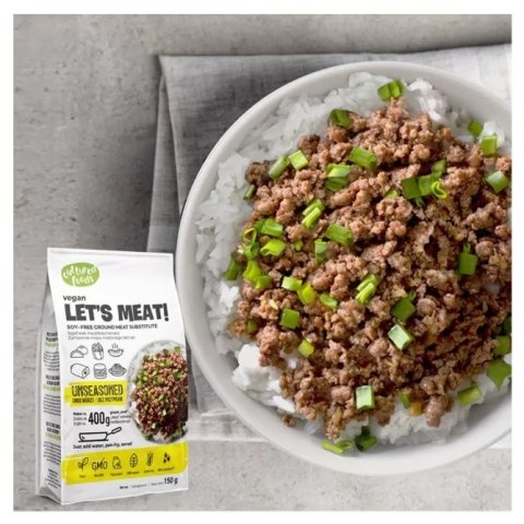 1 Let's Meat! Roślinny zamiennik mięsa - bez przypraw Cultured Foods 150g PROMO