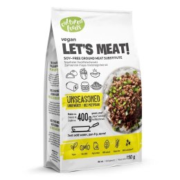 1 Let's Meat! Roślinny zamiennik mięsa - bez przypraw Cultured Foods 150g PROMO