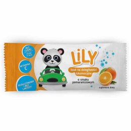 1 Lizak na dolegliwości lokomocyjne o smaku pomarańczowym LILY, 8g PROMO