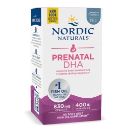 1 NORDIC NATURALS Prenatal DHA - unflavored (90 kaps.) PROMO