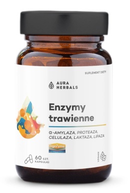 AURA HERBALS Enzymy trawienne DigeZyme (60 kaps.)