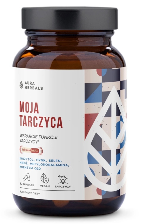AURA HERBALS Moja Tarczyca, Wsparcie Funkcji Tarczycy (60 kaps.)