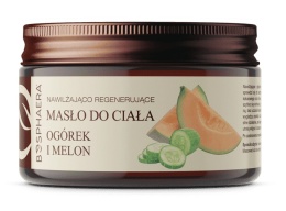 BOSPHAERA Nawilżająco regenerujące masło do ciała - Ogórek i melon (200 g)