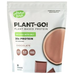 Białko roślinne o smaku czekoladowym z olejem MCT Plant-Go! 660 g