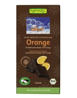 CZEKOLADA GORZKA Z POMARAŃCZĄ BIO 80 g - RAPUNZEL (PRODUKT SEZONOWY)