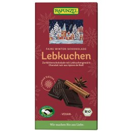 CZEKOLADA GORZKA Z PRZYPRAWĄ DO PIERNIKA BIO 80 g - RAPUNZEL (PRODUKT SEZONOWY)