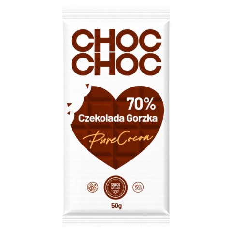 Czekolada gorzka 70% CHOC CHOC, 50g