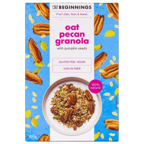 Granola owsiana z orzechami pecan The Beginnings, 200g