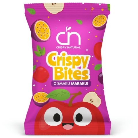 Jabłko suszone o smaku marakui Crispy Bites, 14g