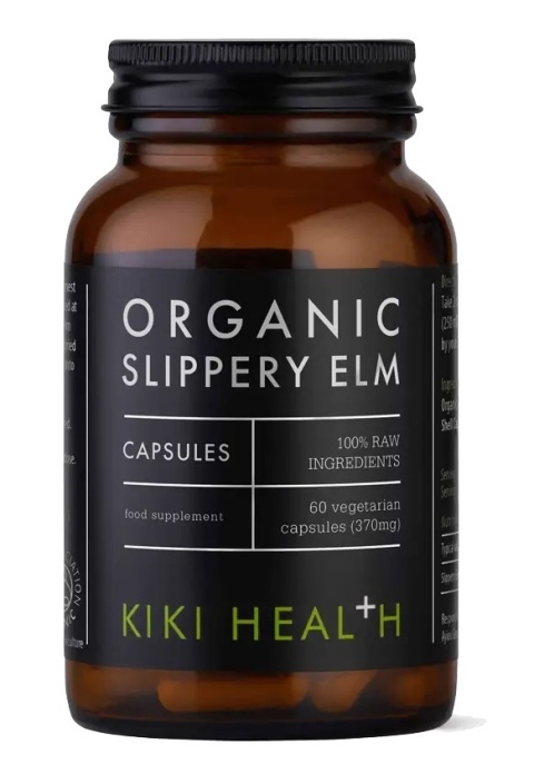 KIKI HEALTH Organic Slippery Elm - Wiąz czerwony (60 kaps.)