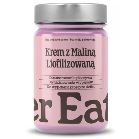 Krem z liofilizowaną maliną bez dodatku cukru Finer Eaters, 400g
