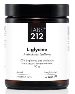 LABS212 L-glycine - L-glicyna w proszku (90 g)