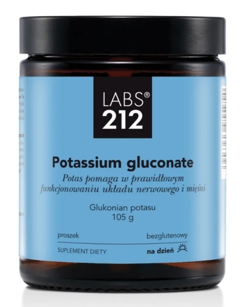 LABS212 Potassium gluconate - Glukonian potasu w proszku (105 g)
