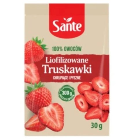 Liofilizowane owoce Truskawka Sante, 30g