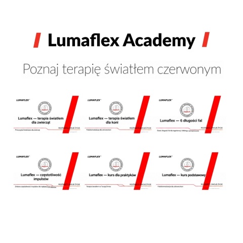 Lumaflex Essential Pro Basic panel LED fotobiomodulacja 6 fal czerwone i NIR