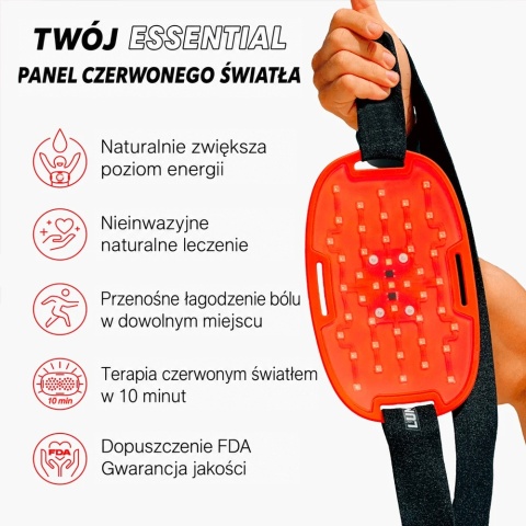 Lumaflex Essential panel LED do fotobiomodulacji 630 i 850 nm