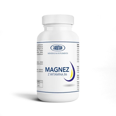 MAGNEZ + WITAMINA B6 90 KAPSUŁEK - JANTAR