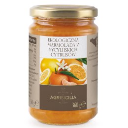 MARMOLADA Z CYTRUSÓW SYCYLIJSKICH BIO 360 g - AGRISICILIA