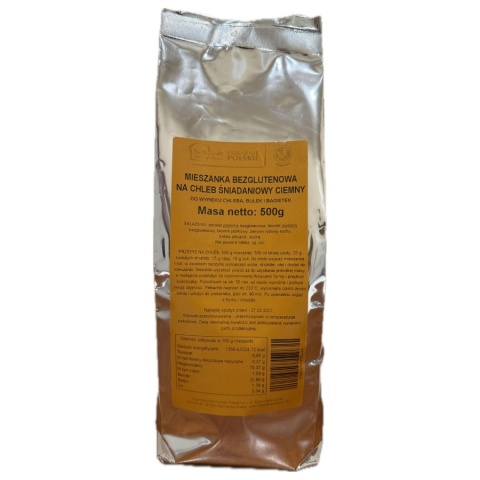 Mieszanka bezglutenowa - chleb śniadaniowy ciemny 500 g