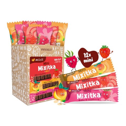 MiniMixitki Mix - Truskawka, mango, malina Mixit, 324g