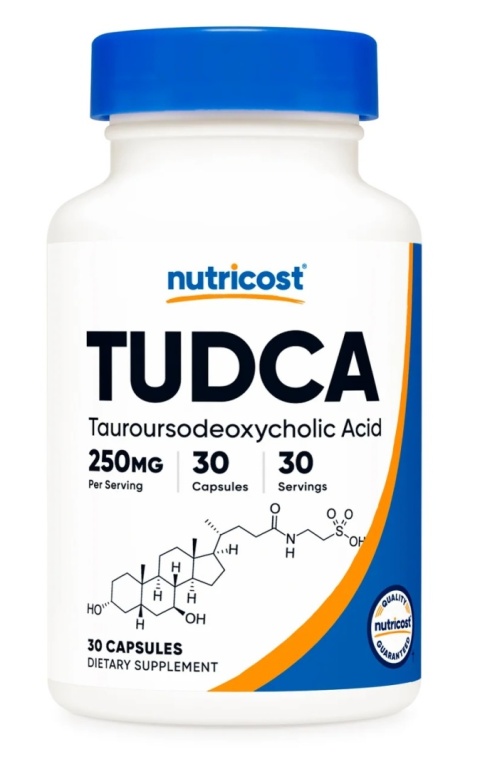 NUTRICOST TUDCA 250 mg - Kwas tauroursodeoksycholowy (30 kaps.)
