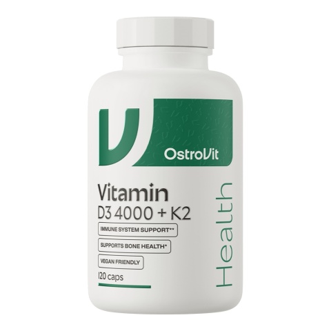 OSTROVIT Witamina D3 4000 IU + K2 VEGE (120 kaps.)