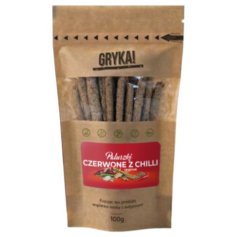 Paluszki gryczane czerwone z chilli GRYKA!, 100g