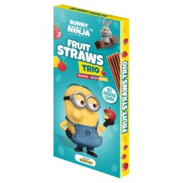 Przekąska Bunny Ninja FRUIT TRIO STRAWS MINIONKI, 48 g