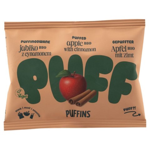 Suszone owoce - jabłko z cynamonem PUFFINS, 15g