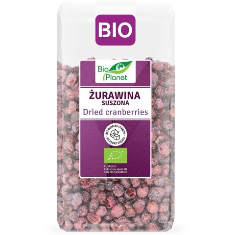ŻURAWINA SUSZONA NIESŁODZONA BIO 100 g - BIO PLANET