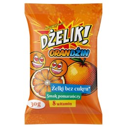 Żelki bez cukru o smaku pomarańczowym DŻELIK ORANDŻIN, Starpharma, 30g