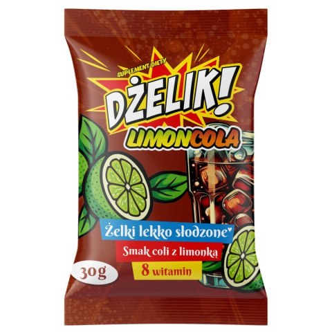 Żelki lekko słodzone o smaku Coli z Limonką DŻELIK LIMONCOLA, Starpharma, 30g
