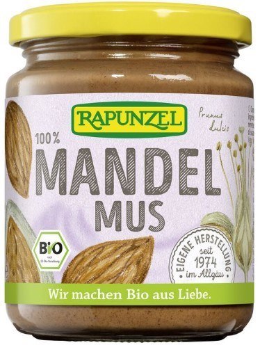 KREM Z MIGDAŁÓW PRAŻONYCH 100 % BIO 250 g - RAPUNZEL