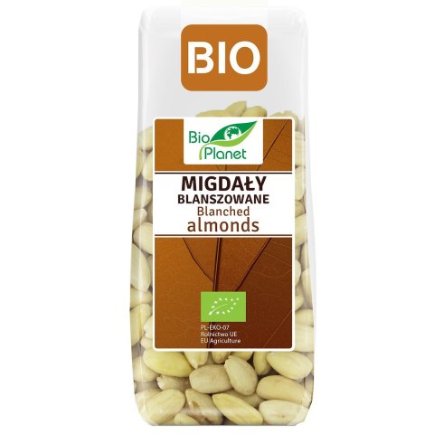 MIGDAŁY BLANSZOWANE BIO 100 g - BIO PLANET