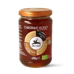 MIÓD KASZTANOWY BIO 400 g - ALCE NERO