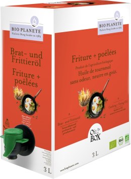 OLEJ SŁONECZNIKOWY DO GOTOWANIA I SMAŻENIA BIO 3 L - BIO PLANETE