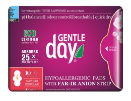 PODPASKI HIGIENICZNE Z PASKIEM ANIONOWYM NA DZIEŃ 10 szt. - GENTLE DAY