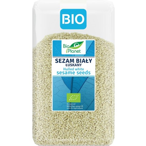 SEZAM BIAŁY ŁUSKANY BIO 1 kg - BIO PLANET