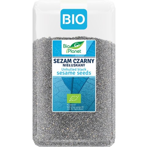 SEZAM CZARNY NIEŁUSKANY BIO 1 kg - BIO PLANET