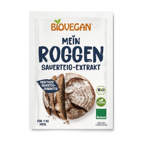 ZAKWAS CHLEBOWY ŻYTNI W PROSZKU BIO 30 g - BIOVEGAN