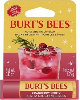 BURT'S BEES Cranberry Spritz Lip Balm - Nawilżający balsam do ust Spritz z żurawiną (4,25 g)