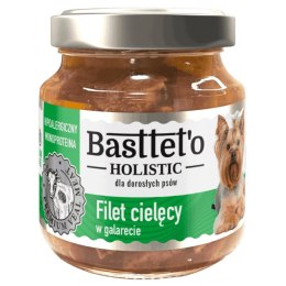 Filet cielęcy w galarecie dla psów BASTTETO HOLISTIC, 130g