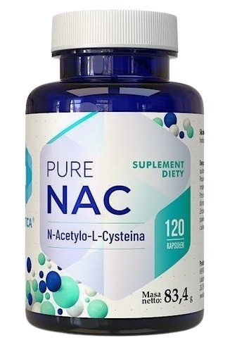 HEPATICA Pure NAC - N-Acetylo-L-Cysteina (120 kaps.)